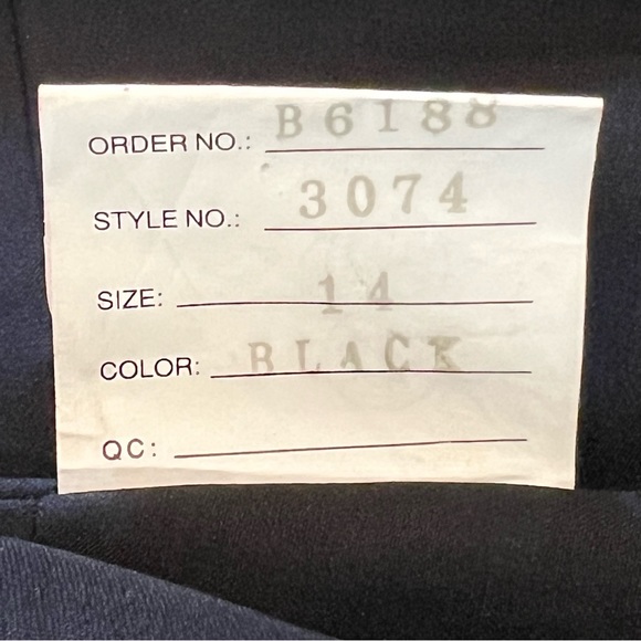 NWT Raylia Designs Black Formal Long Gown Size 14 Sleeveless Fit & Flare Prom - Picture 17 of 17